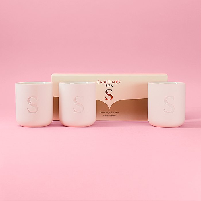 Sanctuary Spa Candle Trio Gift Set