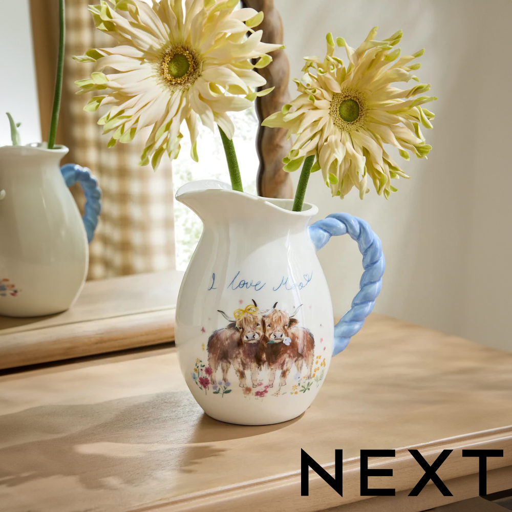 Next Home Next Hamish I Love Moo Jug