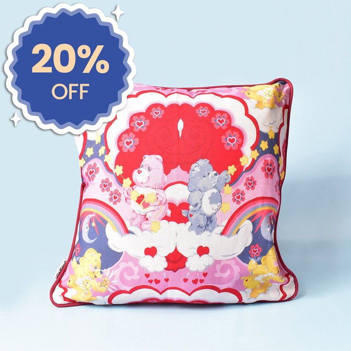 Cath Kidston Care Bears Square Cushion