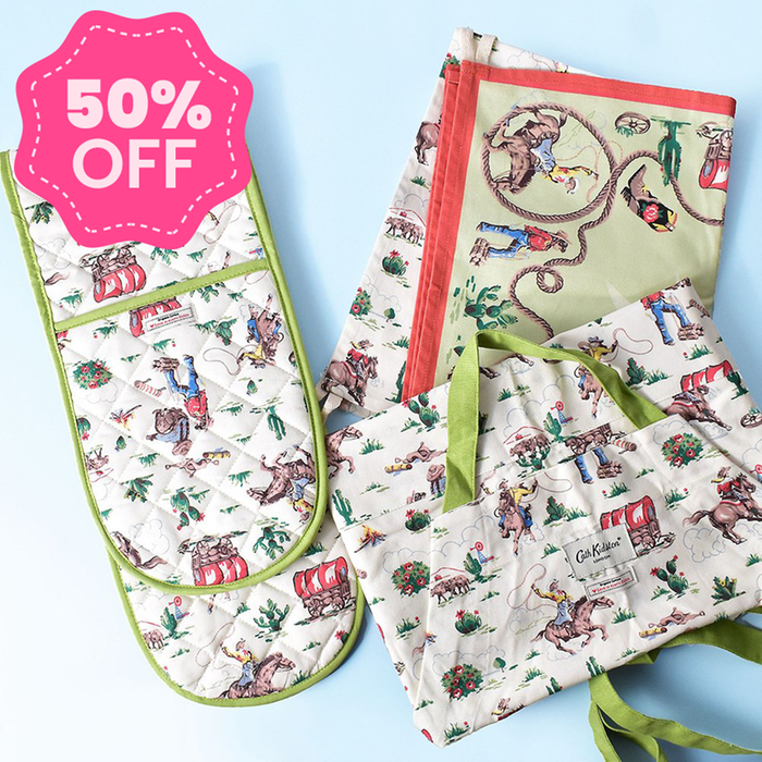 Cath Kidston Not Your First Rodeo Kitchen Accessories Bundle