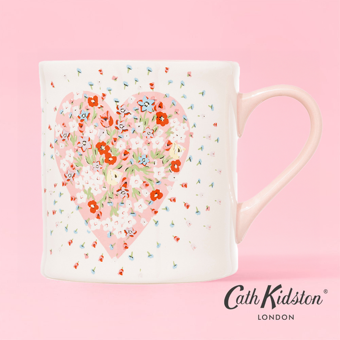 Cath Kidston Heart Flower Burst Mollie Mug