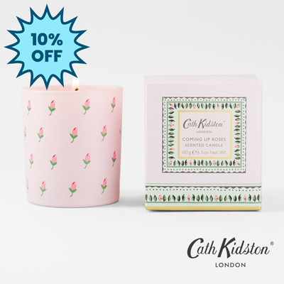Cath Kidston Rose Print Candle