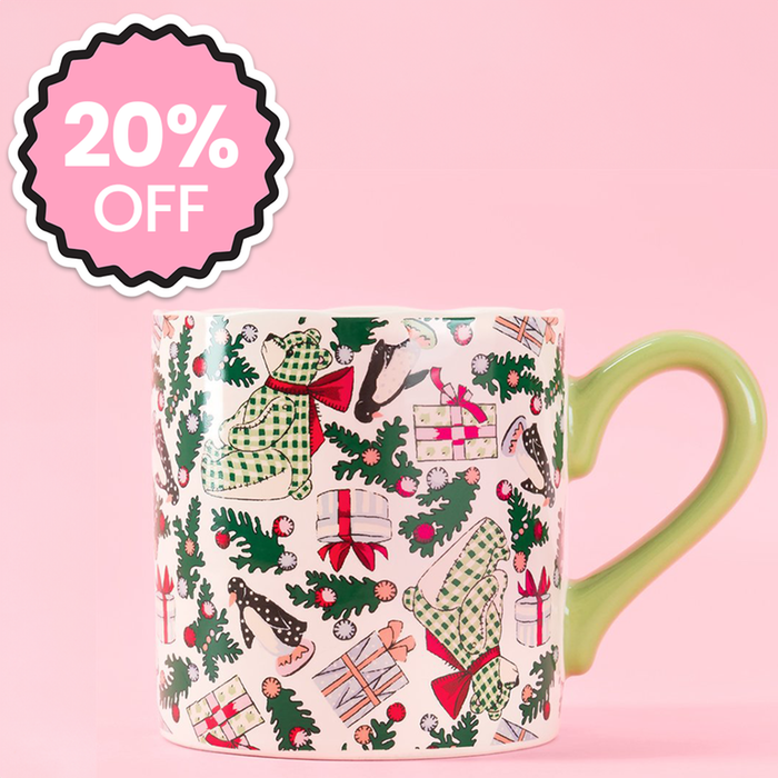 Cath Kidston Christmas Ditsy Shortie Mug