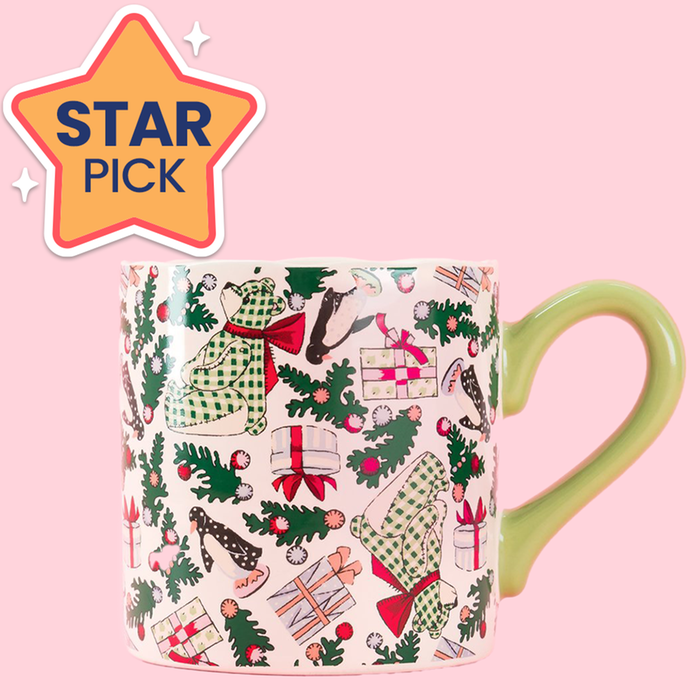 Cath Kidston Christmas Ditsy Shortie Mug