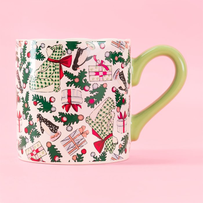 Cath Kidston Christmas Ditsy Shortie Mug