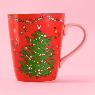 Cath Kidston Red Christmas Tree Stanley Mug