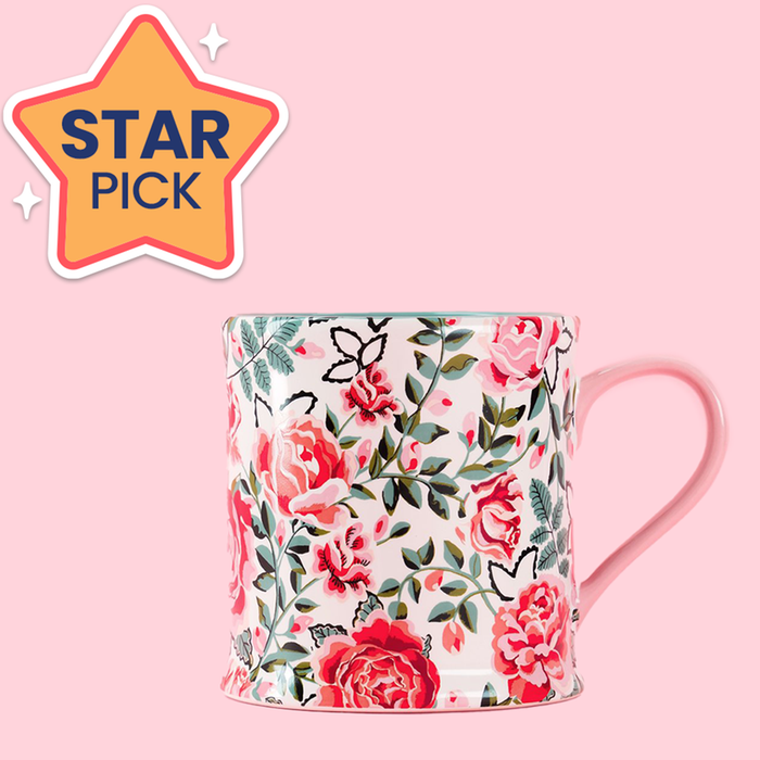 Cath Kidston Dolly Rose White Mollie Mug