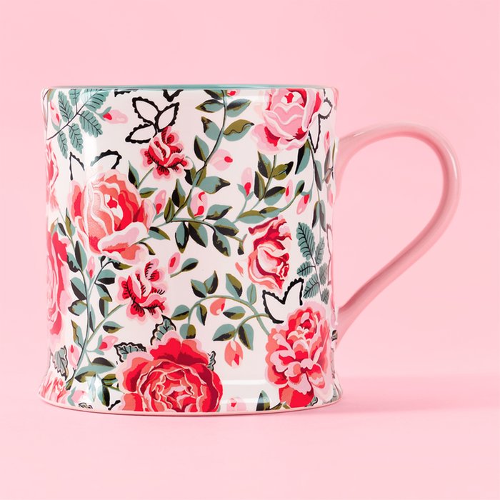 Cath Kidston Dolly Rose White Mollie Mug