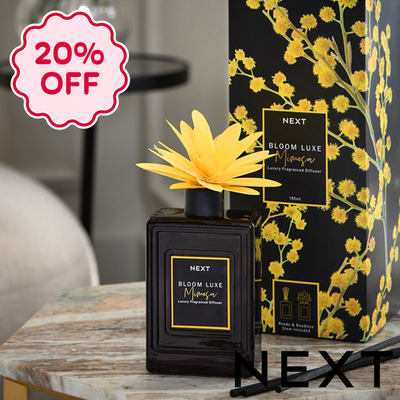 NEXT Bloom Luxe Mimosa Fragranced 180ml Diffuser