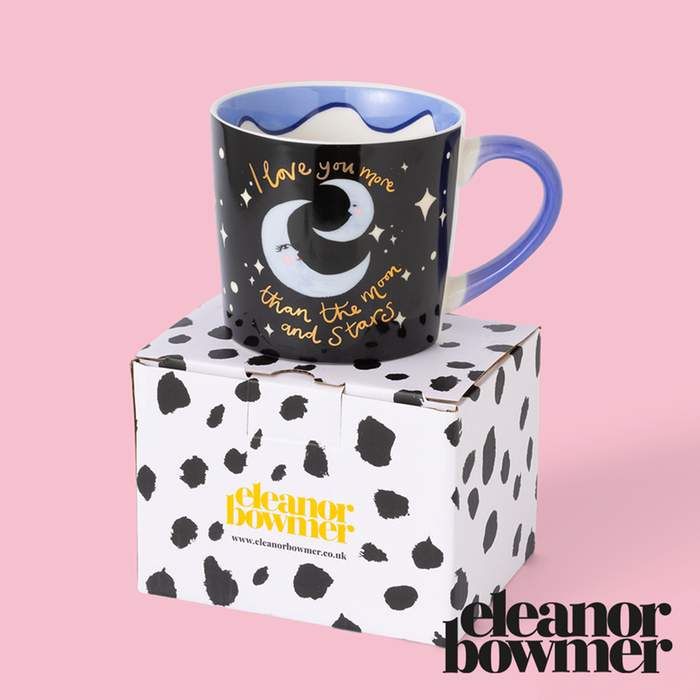 Eleanor Bowmer Love You More Than The Moon and Stars Mug & Gift Box