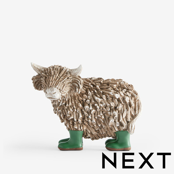 NEXT Natural Hamish in Boots Ornament