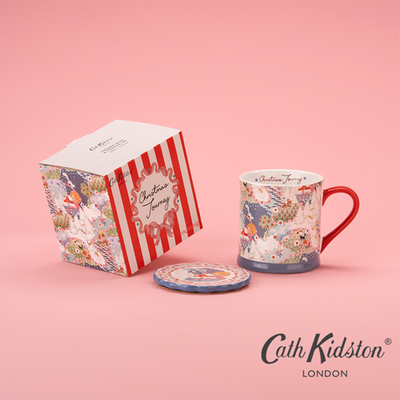 Cath Kidston Christmas Journey Mug & Coaster