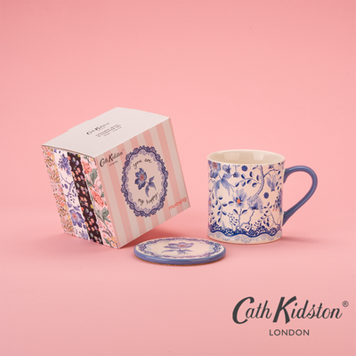 Cath Kidston Mollie Mug & Coaster Gift Set