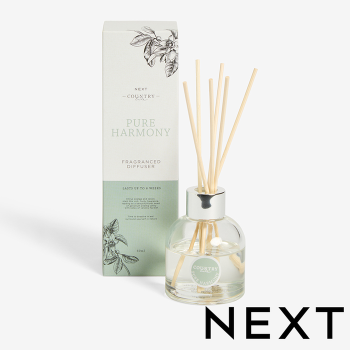 NEXT Collection Luxe Pure Harmony 60ml Orange and Geranium Fragranced Diffuser Refill