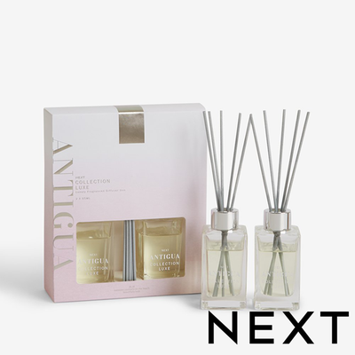 NEXT Collection Luxe Antigua Mango & Papaya 85ml Fragranced Reed Diffuser Duo