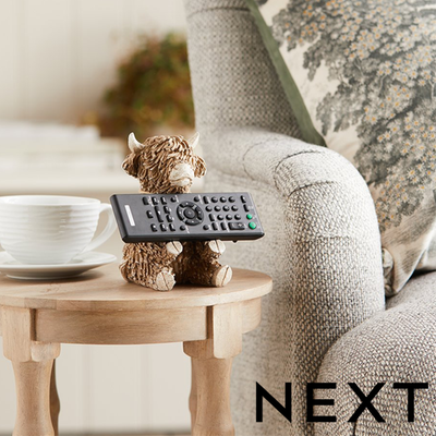 NEXT Hamish the Highland Cow TV Remote Control Holder