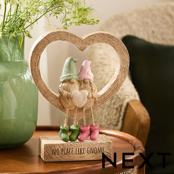 NEXT Natural Gonk Heart Ornament