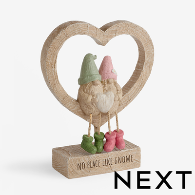 NEXT Natural Gonk Heart Ornament