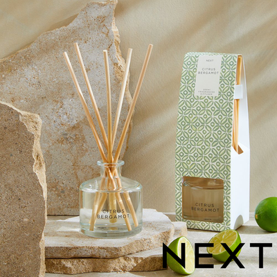 NEXT Citrus Bergamot 200ml Fragranced Reed Diffuser