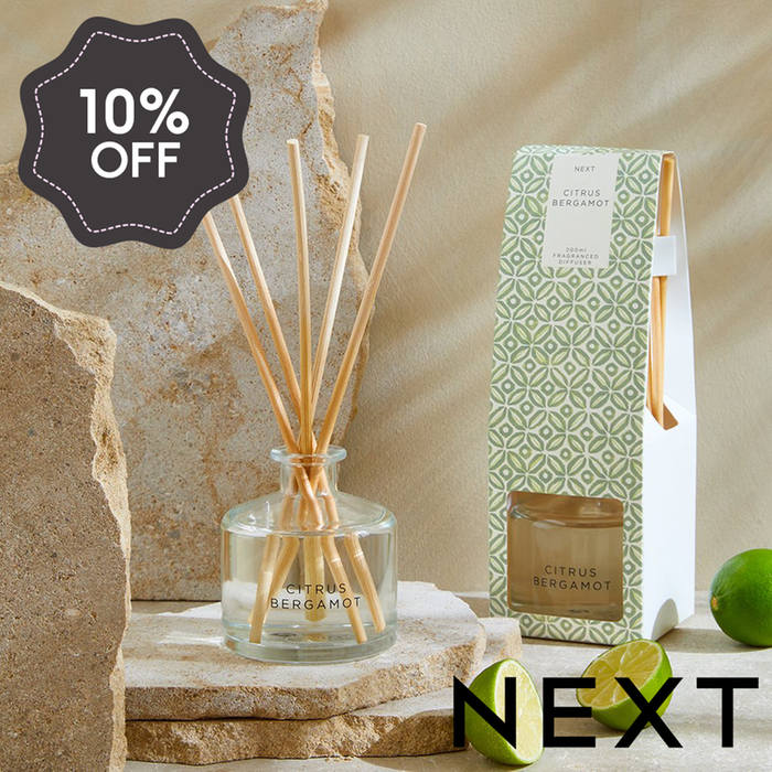 NEXT Citrus Bergamot 200ml Fragranced Reed Diffuser