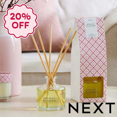 NEXT Apricot Blossom 200ml Fragranced Reed Diffuser