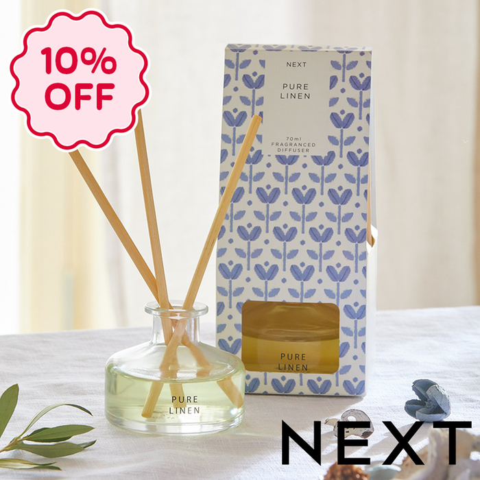 NEXT Linen 70ml Fragranced Reed Diffuser