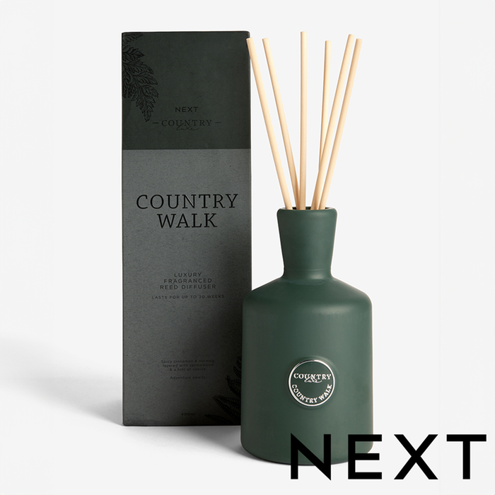 NEXT Country Walk Pine and Eucalyptus 400ml Fragranced Reed Diffuser
