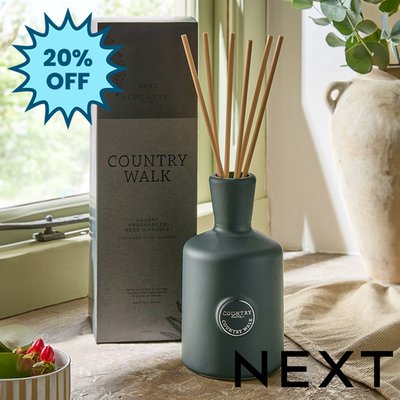 NEXT Country Walk Pine and Eucalyptus 400ml Fragranced Reed Diffuser
