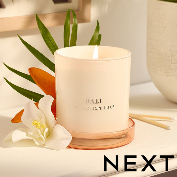 NEXT Yellow Collection Luxe Bali Tropical Coconut Scented Candle