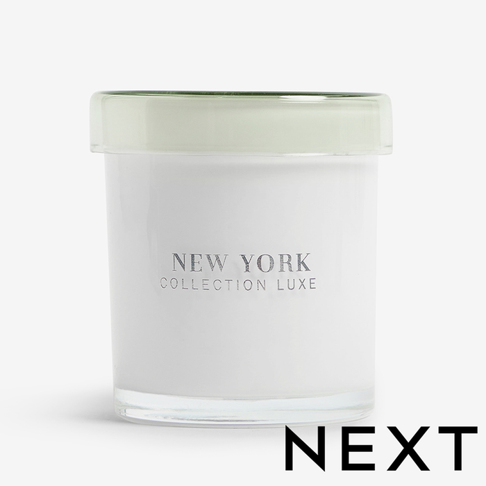NEXT Jasmine & Orange Blossom Collection Luxe New York Single Wick Scented Candle