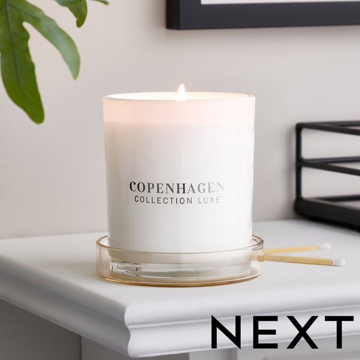NEXT Natural Collection Luxe Copenhagen Bergamot Tonka Scented Candle