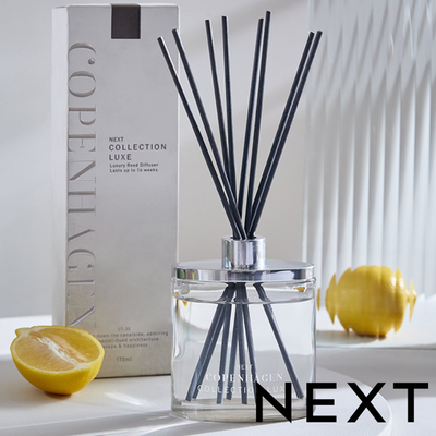 NEXT Collection Luxe Copenhagen Bergamot Tonka 170ml Fragranced Diffuser Refill