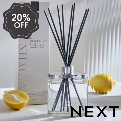 NEXT Collection Luxe Copenhagen Bergamot Tonka 170ml Fragranced Diffuser Refill