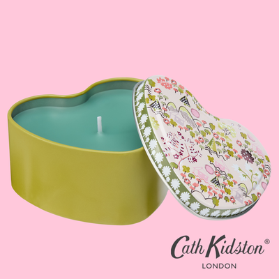 Cath Kidston Tiny Town Heart Tin Candle