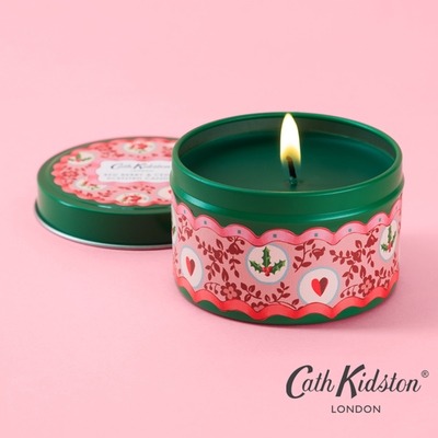 Cath Kidston Red Berry & Cedar Tin Candle