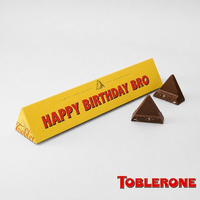Happy Birthday Bro Toblerone 340g