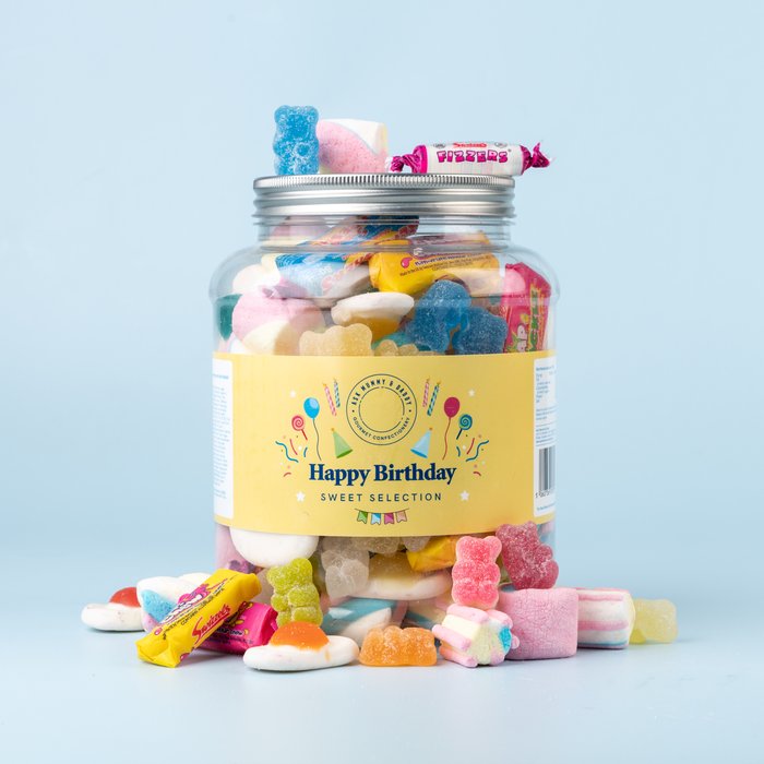 Happy Birthday Giant 1kg Tub