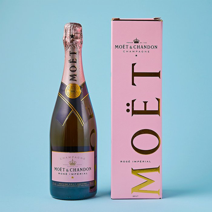 Moët & Chandon Rosé Impérial Champagne 75cl Gift Box