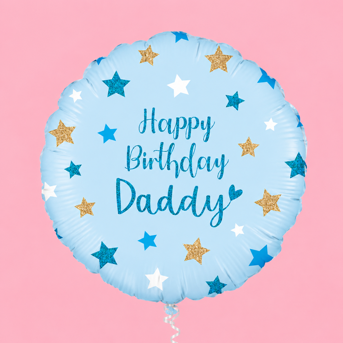 18 Happy Birthday Daddy Blue Balloon