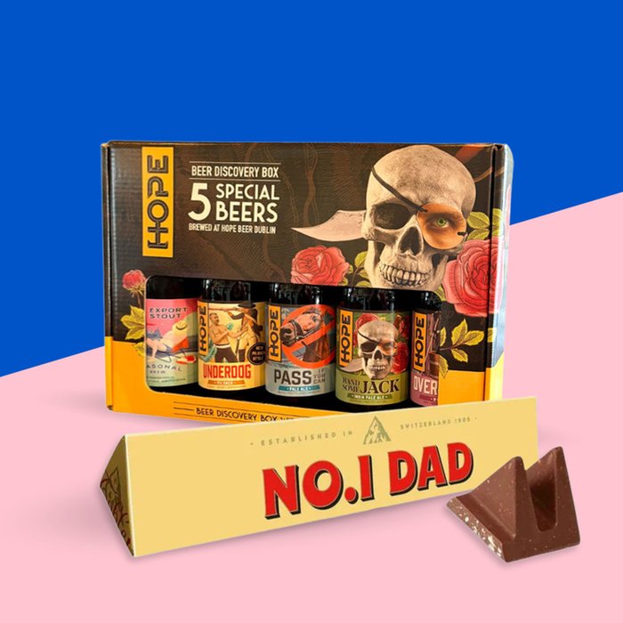 Hope Beer & No.1 Dad Toblerone