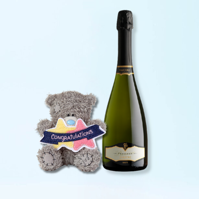 Prosecco & Tatty Teddy Congratulations Bear 