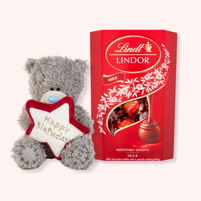 Tatty Teddy Happy Birthday Bear & Lindt Truffles