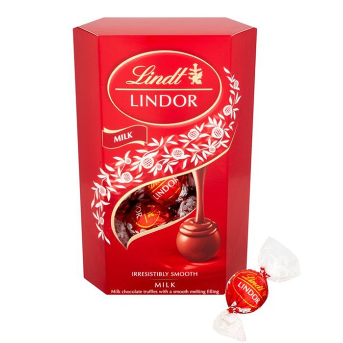 Lindt Lindor Milk Chocolate Truffles Box (200g)