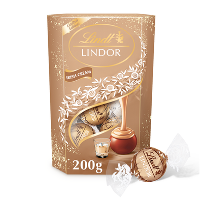 Lindt Lindor Irish Cream Chocolate Truffles Box (200g)