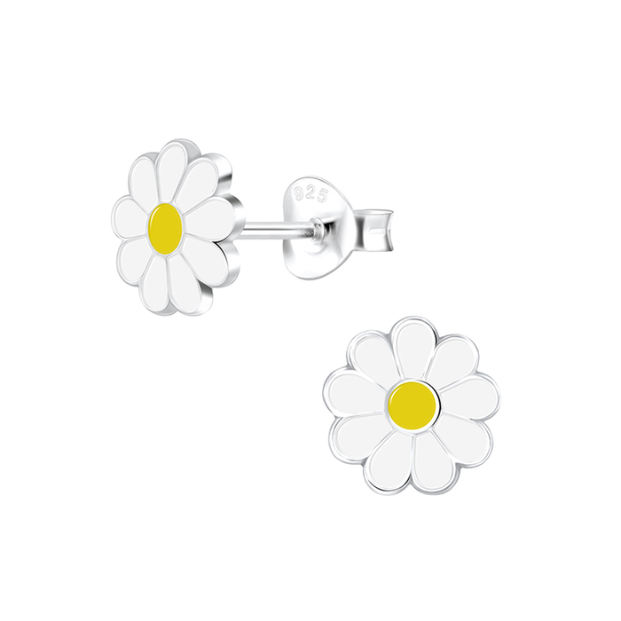 Sterling Silver Daisy Earrings by Kilkenny Silver