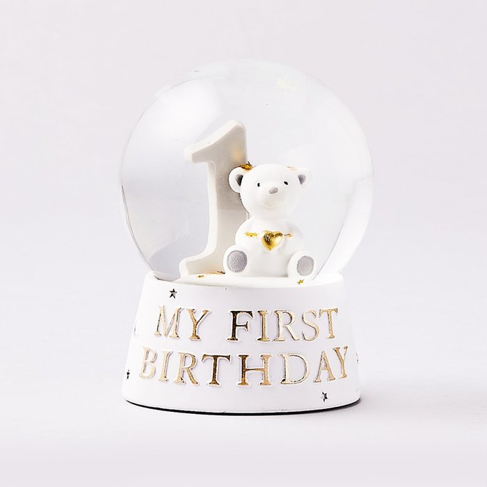 My 1st Birthday Snowglobe