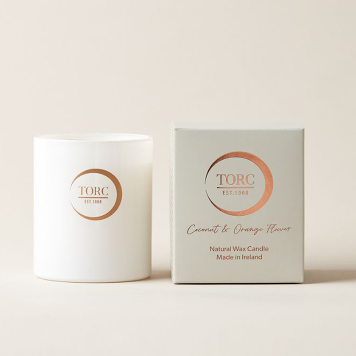 Coconut & Orange Flower Candle by Torc