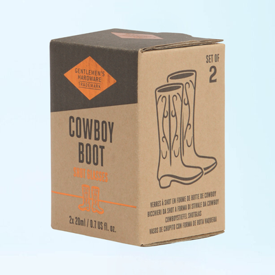 Gentlemen's Hardware Cowboy Boot Shot Glasses