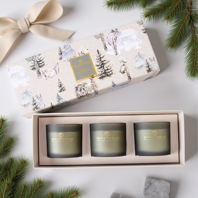 White Christmas Candle Trio by Irish Botanicals