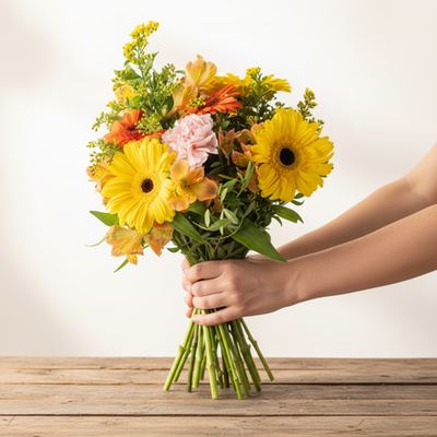 Birthday Brights Fresh Flower Bouquet